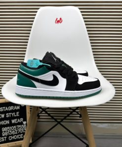 White Green Jordan Low Top Basketball Sneakers Casual Streetwear Lifestyle Shoes