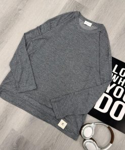 Charcoal Stripe Classic Long-Sleeve T-Shirt