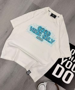 Good Vibes Graphic White T-Shirt