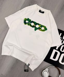 Floral Graphic Casual White T-Shirt