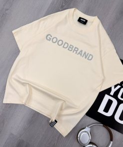 Good Signature Logo Light Cream T-Shirt