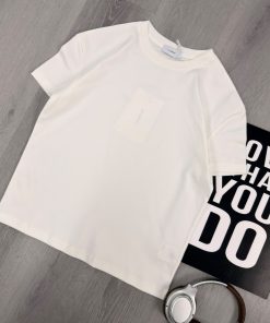 Premium Raglan Crew Neck White T-Shirt