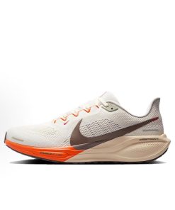 Velocity Mesh Performance Runner Sneaker Cream/Orange