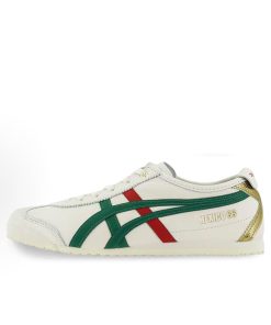 Classic Leather Heritage Tiger Sneaker Cream/Green/Red