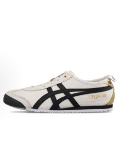 Classic Leather Heritage Tiger Sneaker Black/Gold/Cream