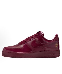 Burgundy Gloss Classic Low-Top Sneaker