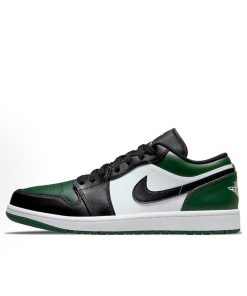 Green Black Jordan Low Top Basketball Sneakers Casual Streetwear Lifestyle Shoes