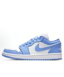 Blue White Jordan Low Top Basketball Sneakers Casual Streetwear Lifestyle Shoes